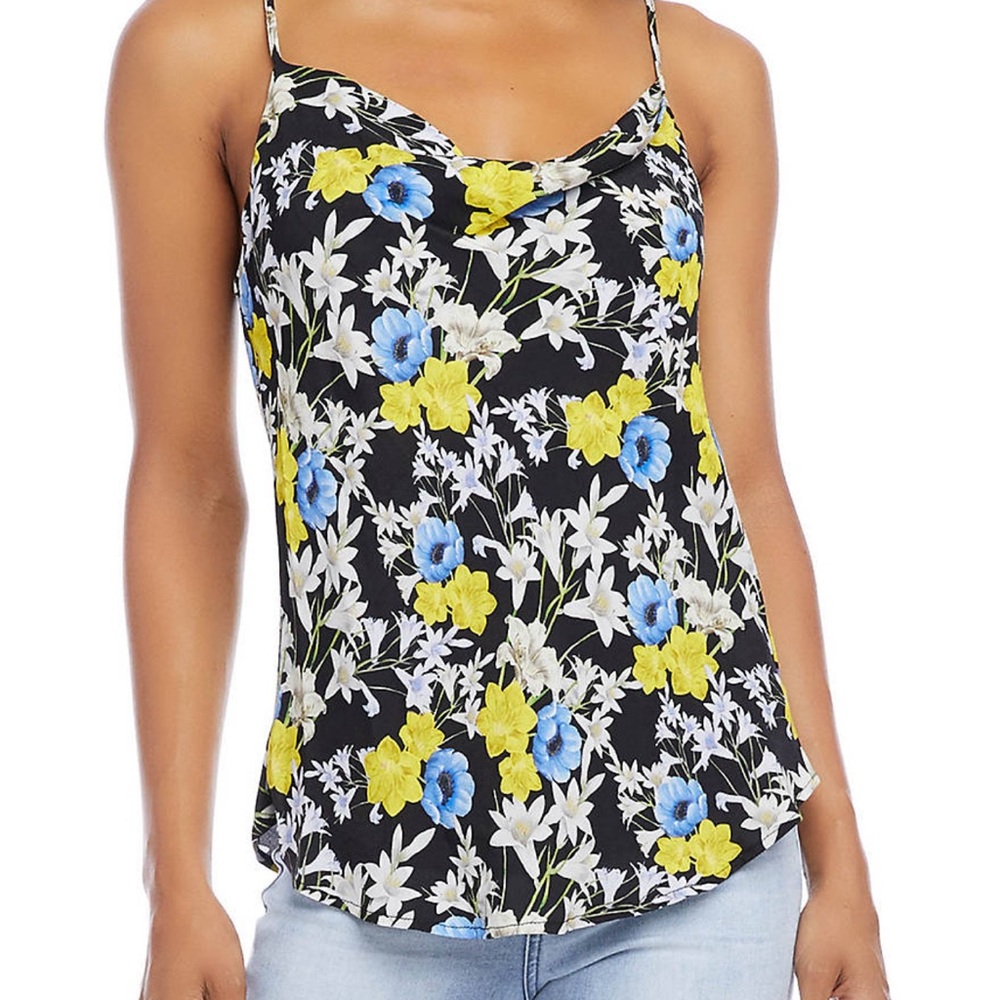 Karen Kane Cowl Neck Drape Cami, Size Small